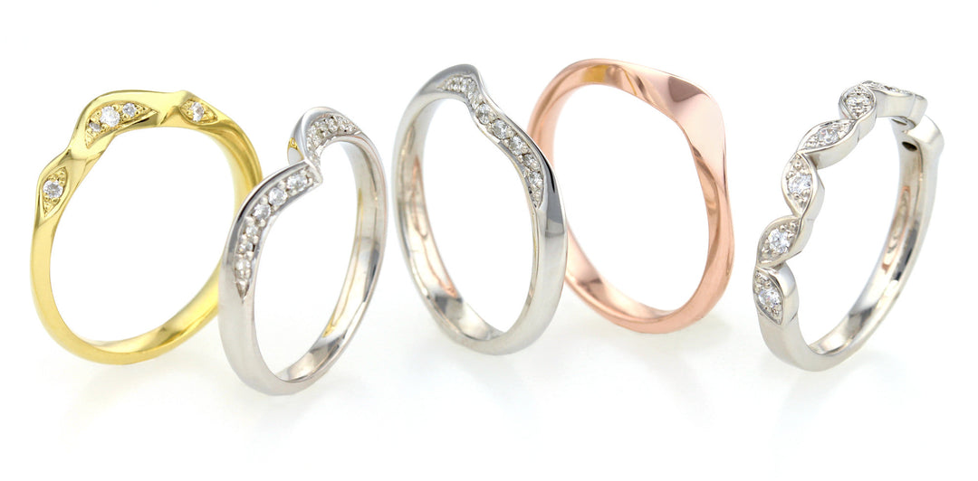 New range of shaped wedding rings