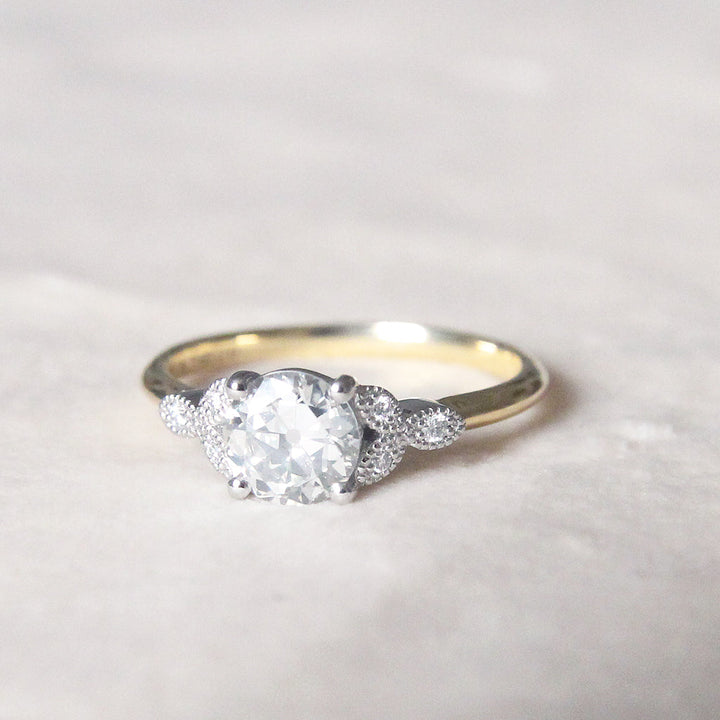 The Florence Engagement Ring - 0.84 Carat Old European Cut Diamond
