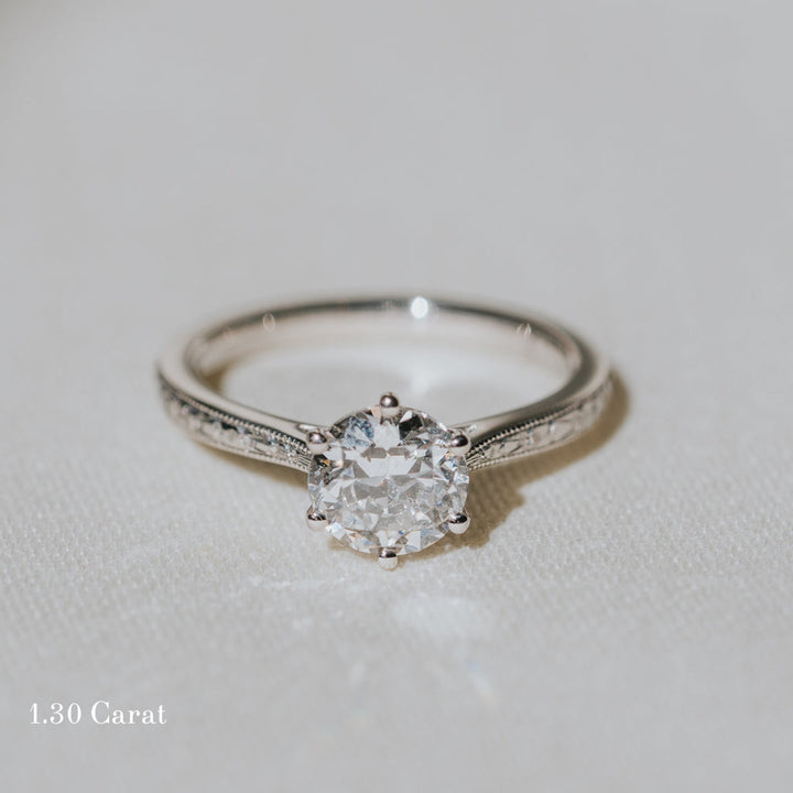 The Orange Blossom Engagement Ring - Old European Cut Celeste Diamonds®