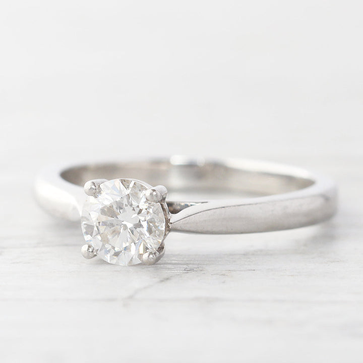 Contemporary 0.70 Carat Brilliant Cut Diamond Solitaire