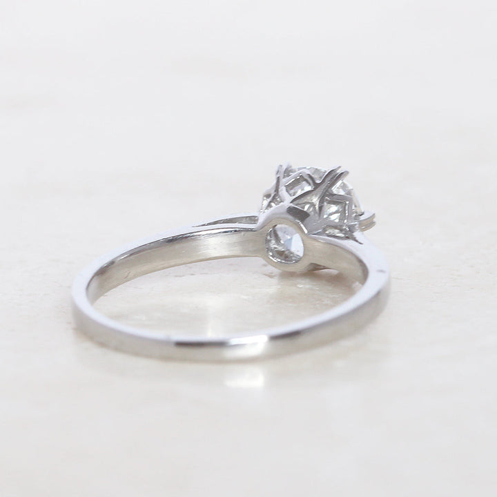 Vintage 1 Carat Brilliant Cut Diamond Solitaire