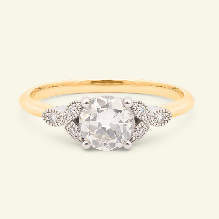 The Florence Engagement Ring - 0.84 Carat Old European Cut Diamond