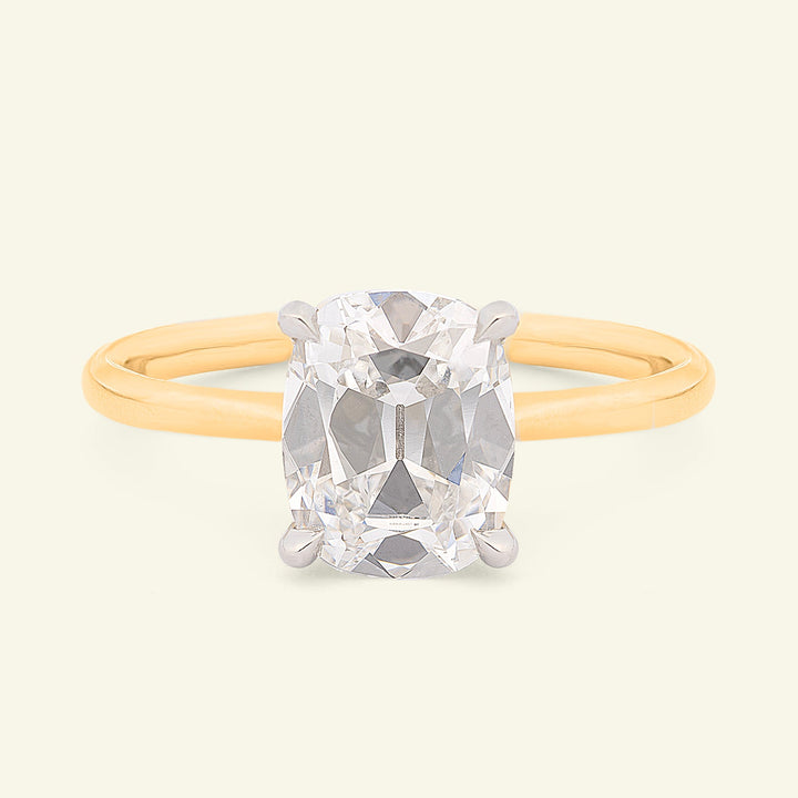 The Georgia Engagement Ring - Antique Cushion Cut Celeste Diamonds®