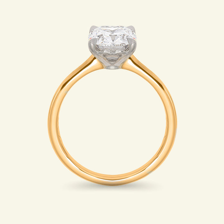 The Georgia Engagement Ring - 1.87 Carat Antique Cushion Cut Celeste Diamond®