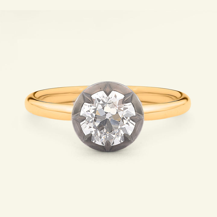 The Henrietta Engagement Ring - 1.54 Carat Old European Cut Celeste Diamond®