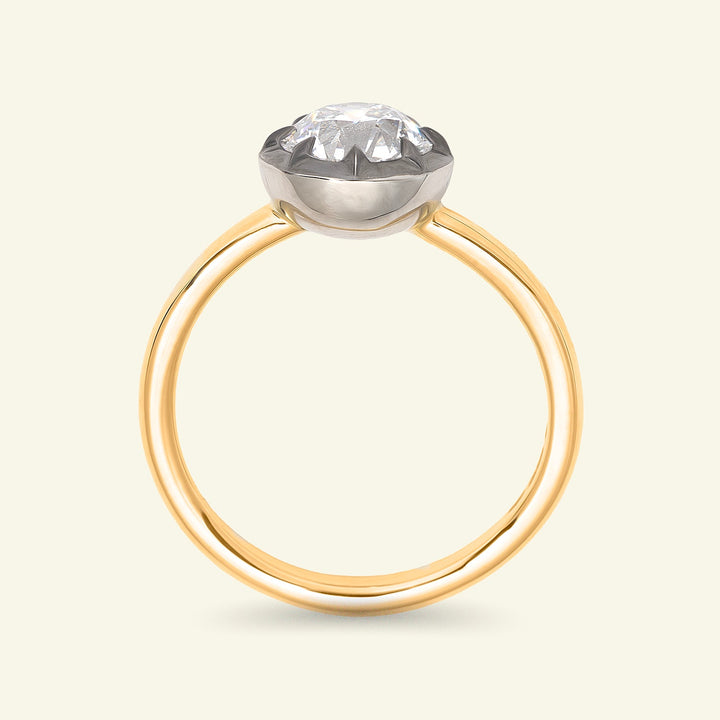 The Henrietta Engagement Ring - 1.54 Carat Old European Cut Celeste Diamond®