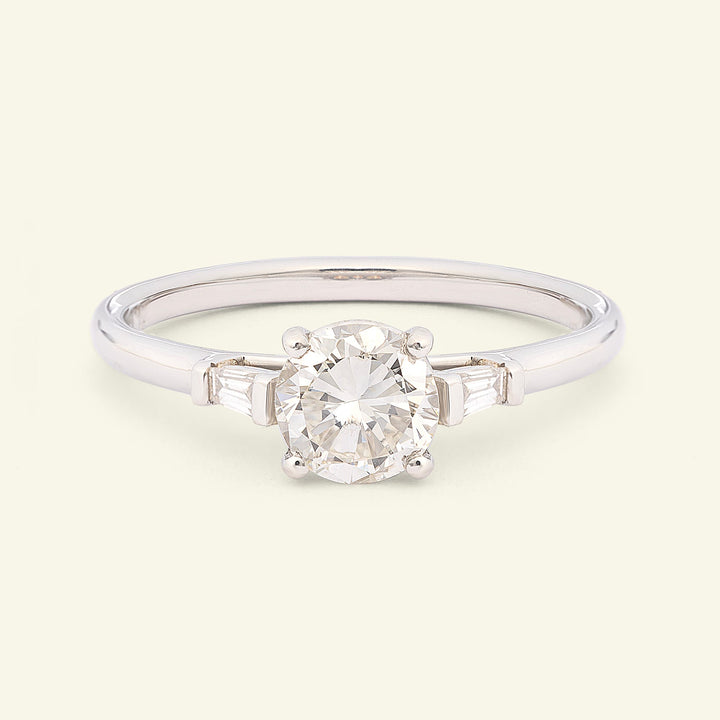 The Eliza Engagement Ring - 0.82 Carat Brilliant Cut Diamond