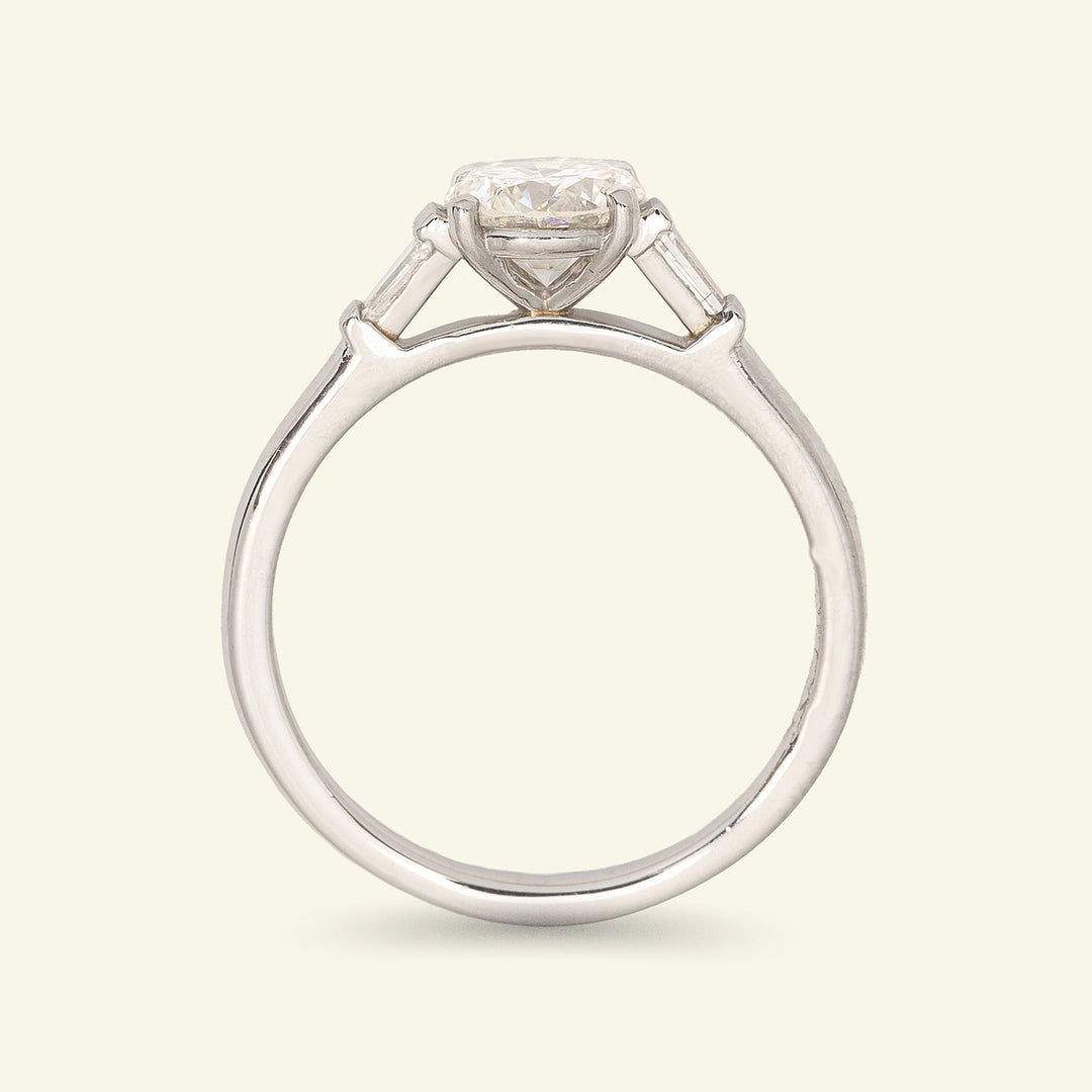 The Eliza Engagement Ring - 0.82 Carat Brilliant Cut Diamond