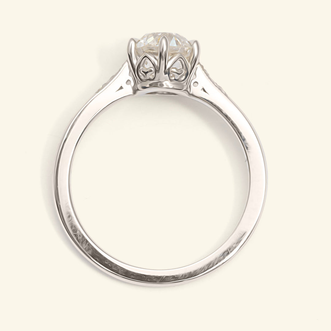 The Beatrice Engagement Ring - 1.28 Carat Old European Cut Diamond