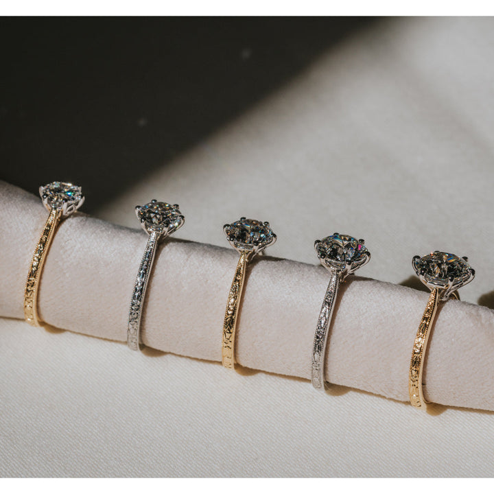 The Orange Blossom Engagement Ring - Old European Cut Celeste Diamonds®
